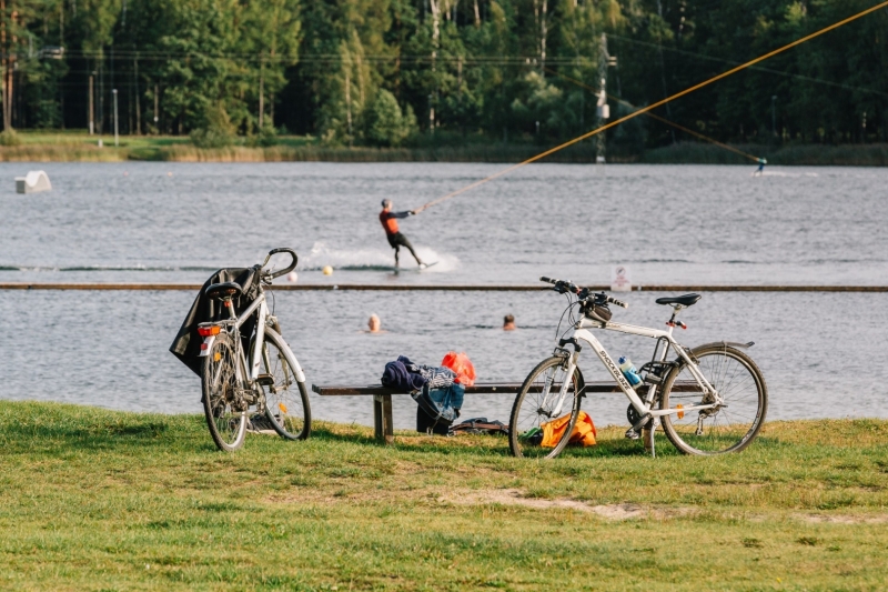 veikparks un velosipēdi