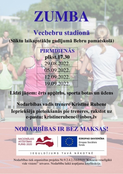 zumba vecbebru stadionā