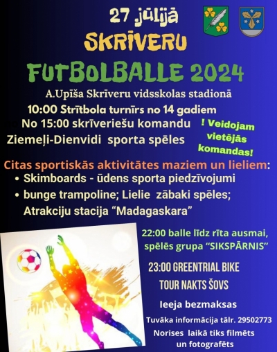 Skrīveru futbolballe 2024