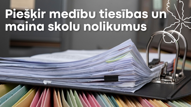 piešķir medību tiesības un maina skolu nolikumus