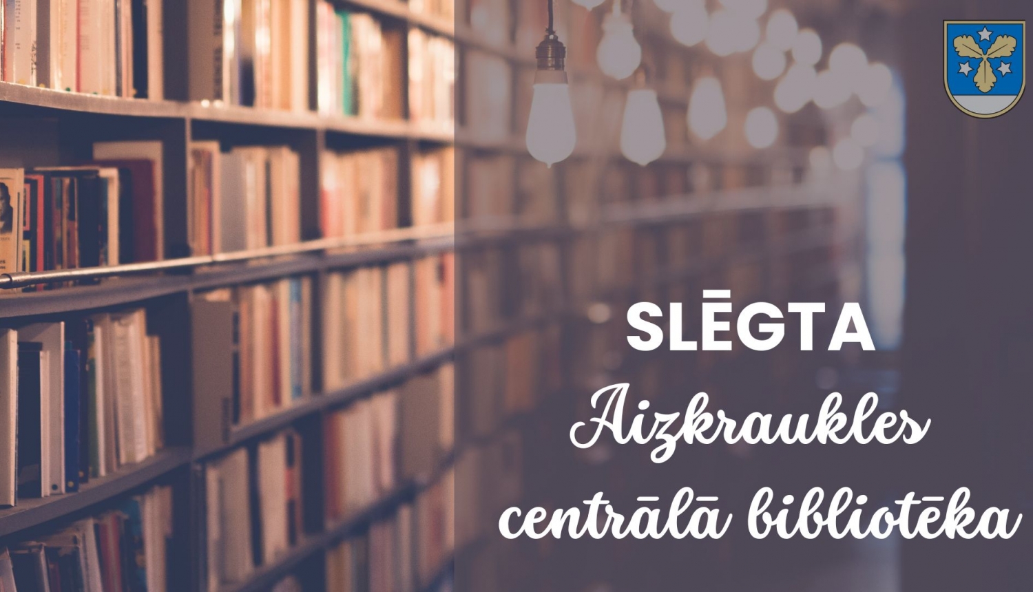 slēgta aizkrukles bibliotēka