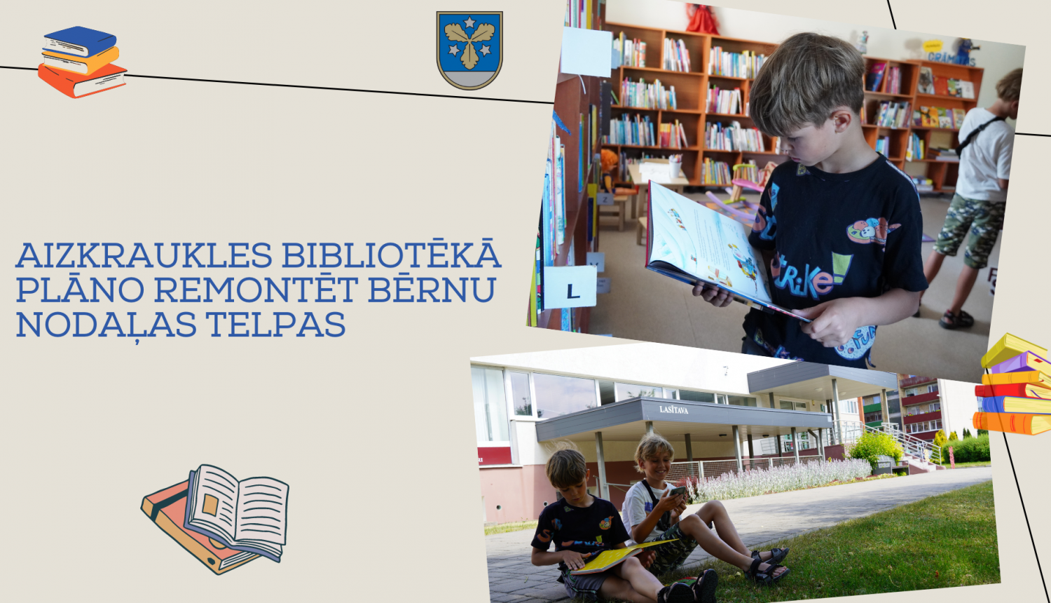 bibliotēka - tikšanās vieta ģimenēm