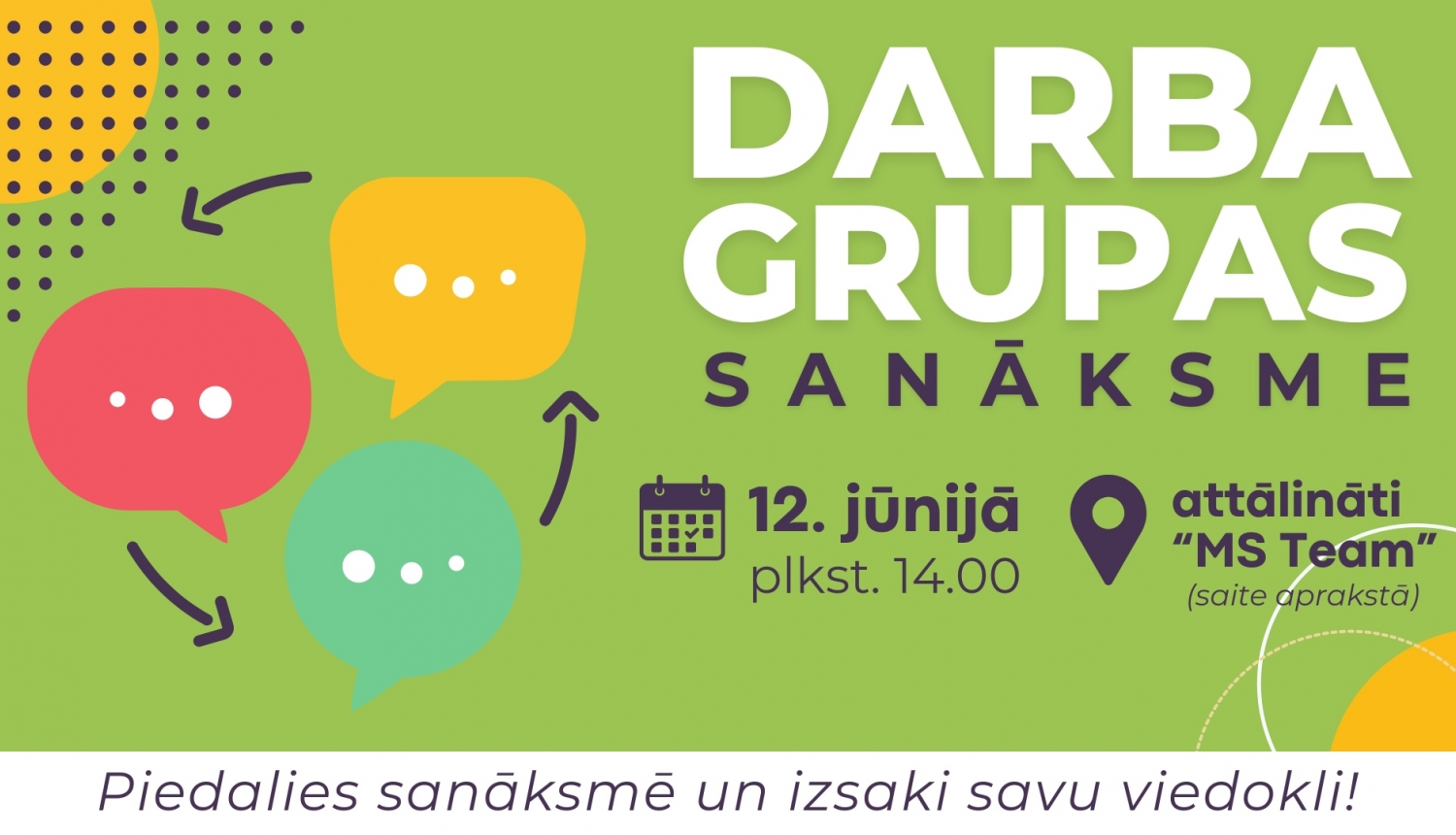 darba grupas sanāksme