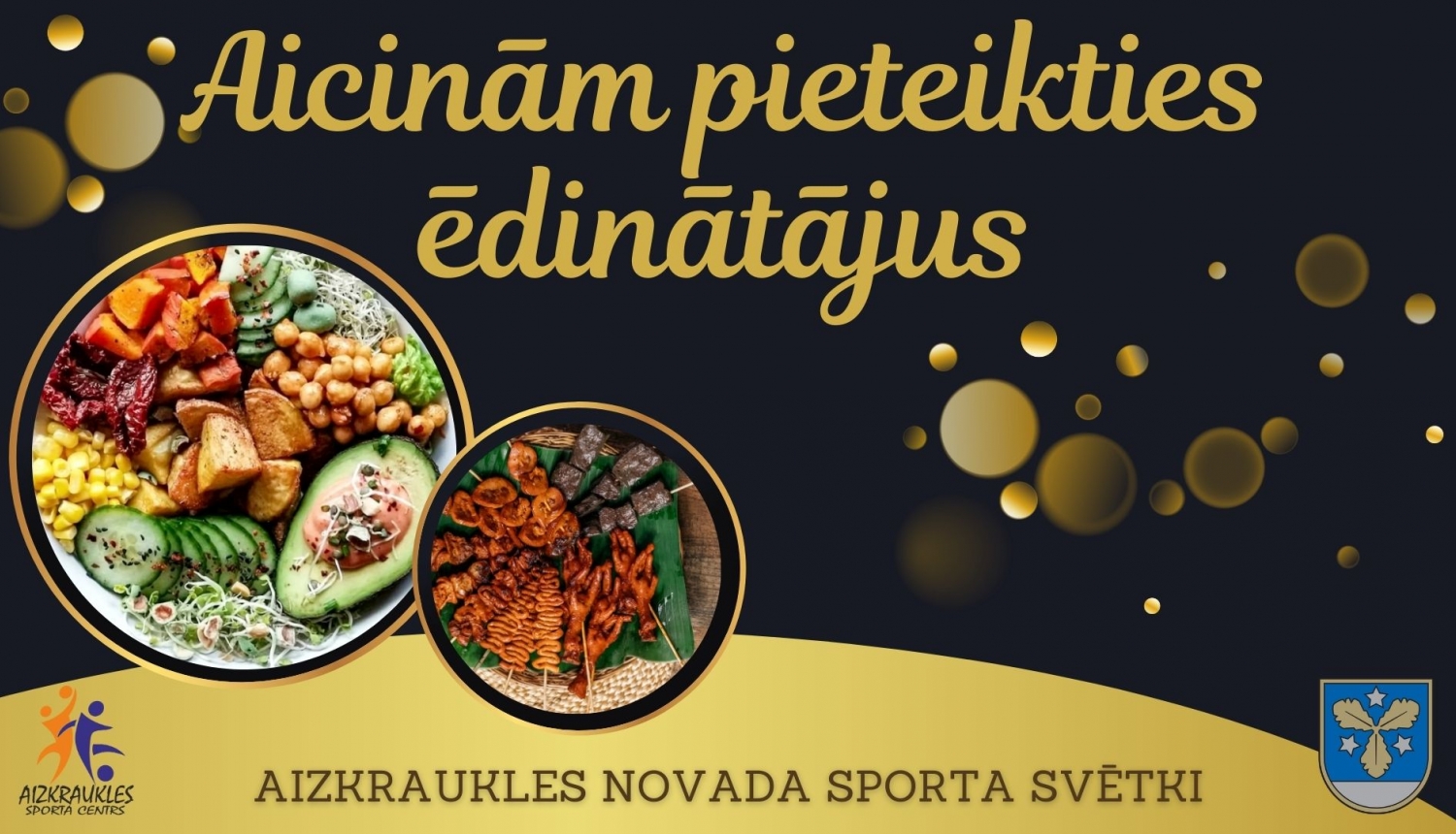 aicinām pieteikties ēdinātājus