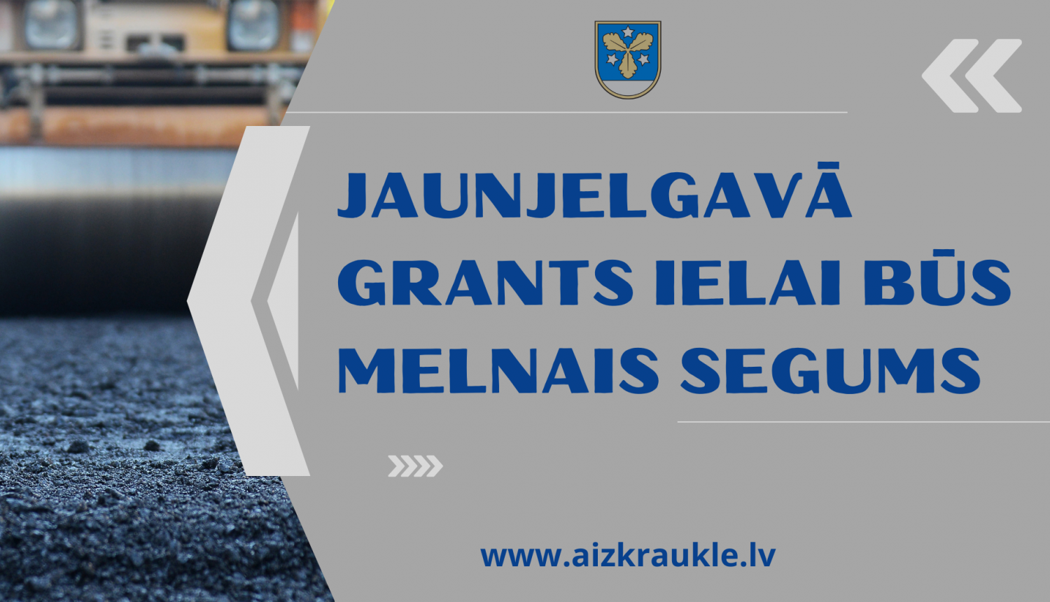 Jaunjelgavā grants ielai būs melnais segums