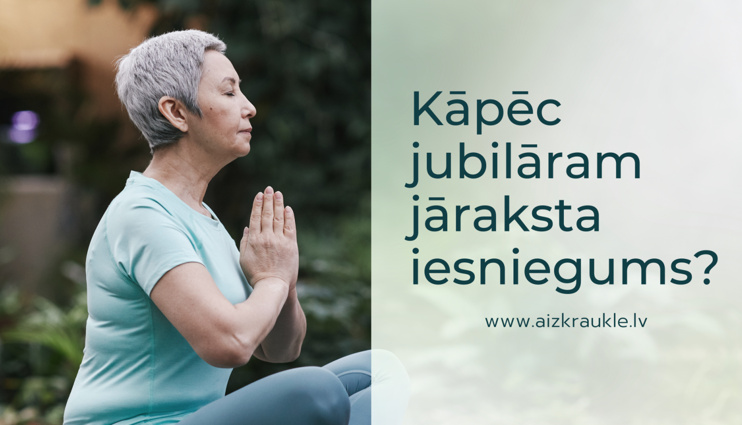 Kāpēc jubilāriem jāraksta iesniegums?