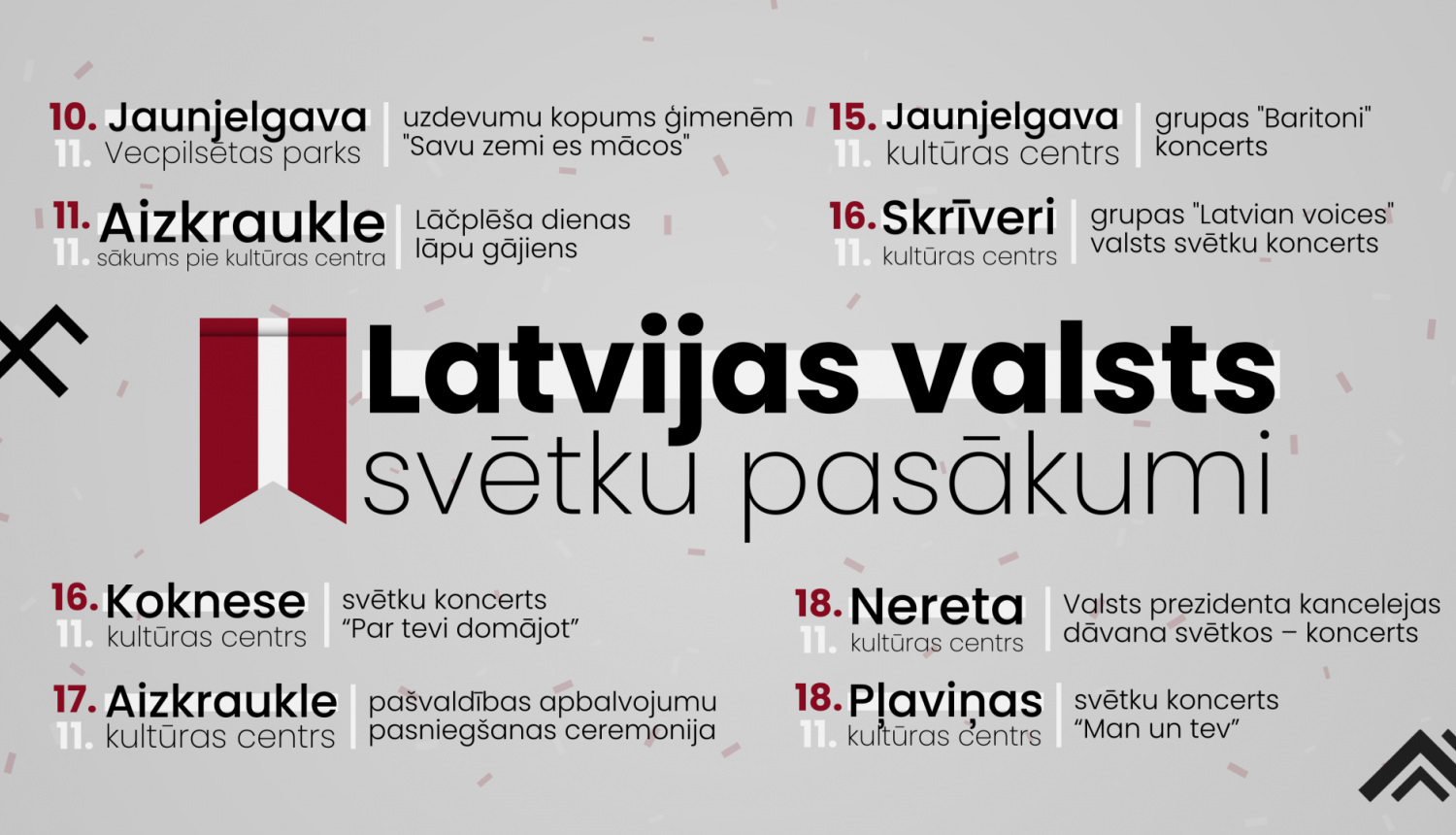 Latvijas valsts svētku pasākumi