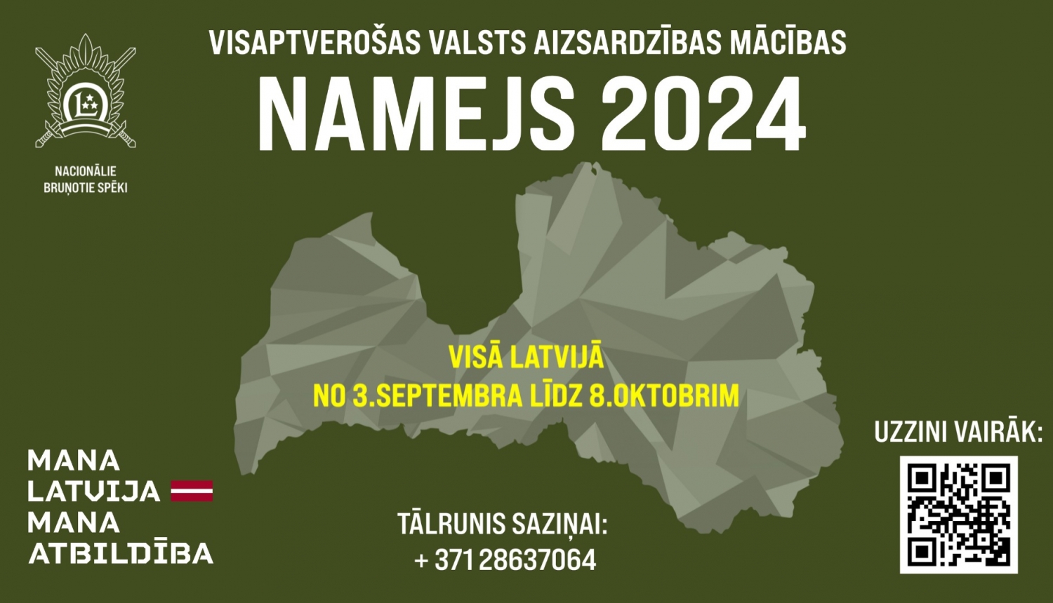 Latvijā norisinās aizsardzības mācības "Namejs 2024"