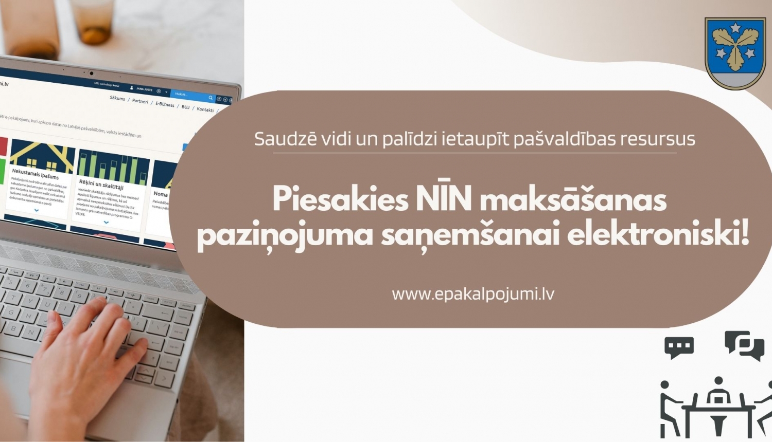 maksāšanas paziņojums elektroniski