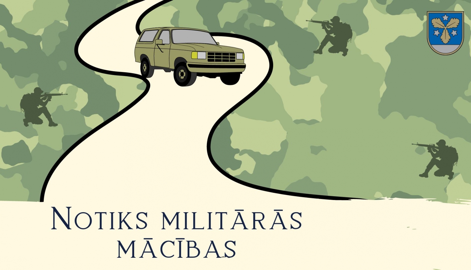 notiks militārā mācības