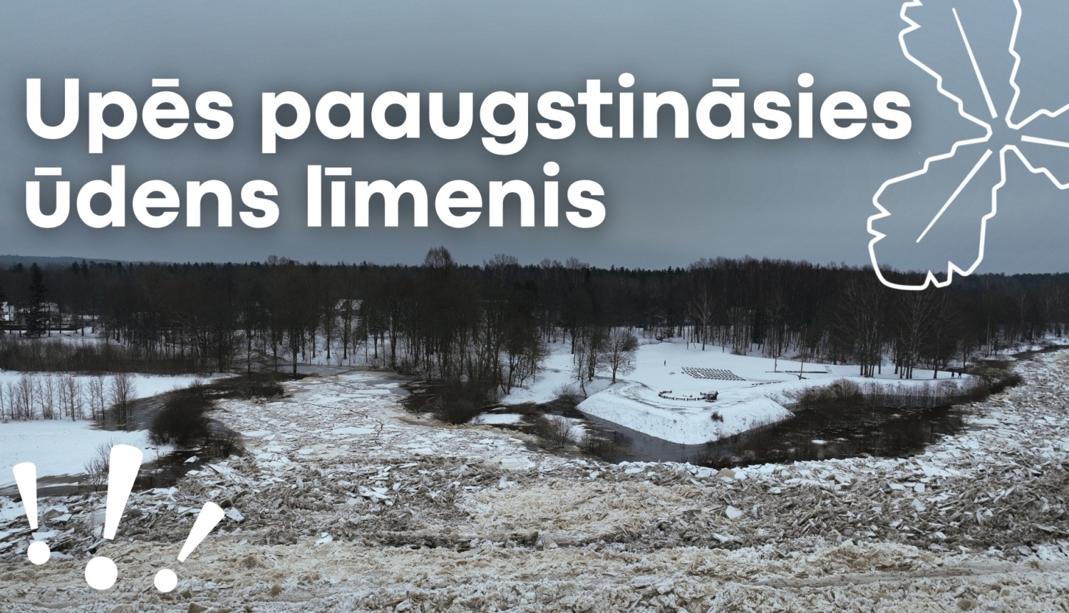 upēs paaugstināsies ūdens līmenis