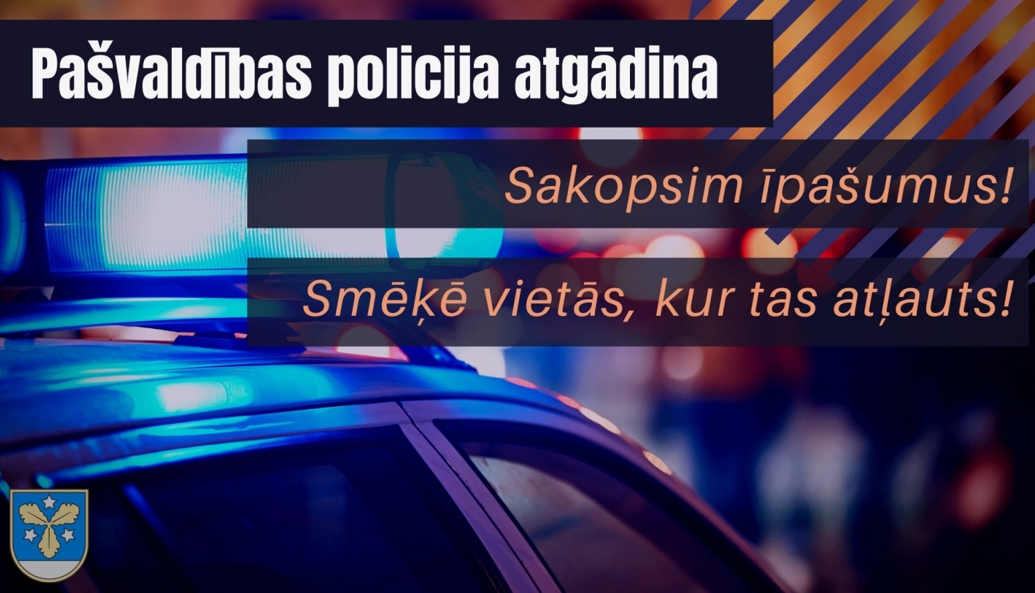 Policija atgādina