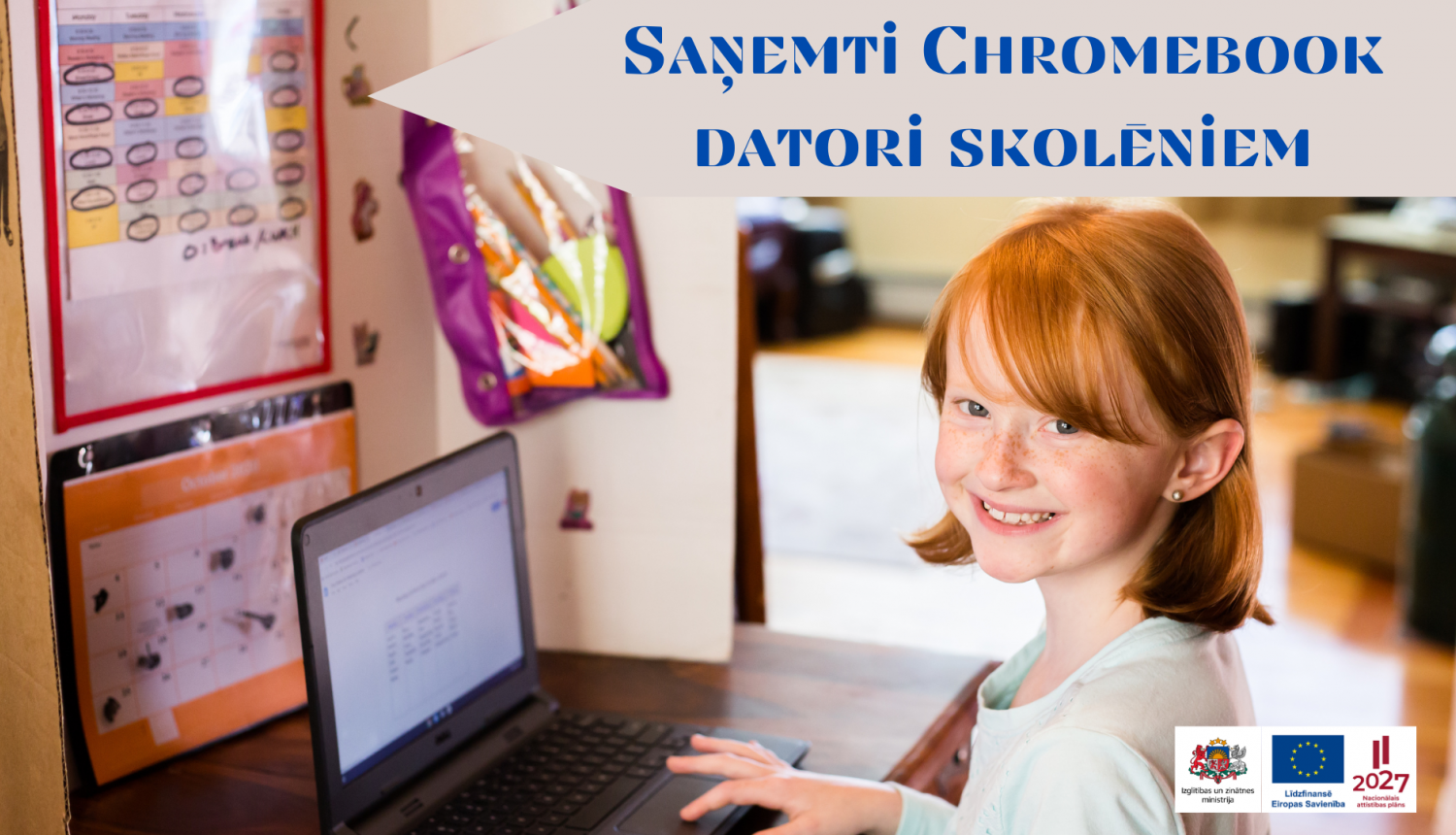 Saņemti chromebook datori