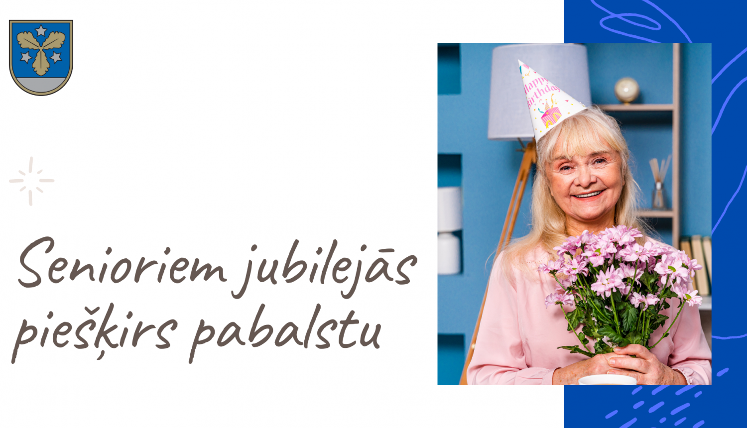 Senioriem jubilejās piešķirs pabalstu