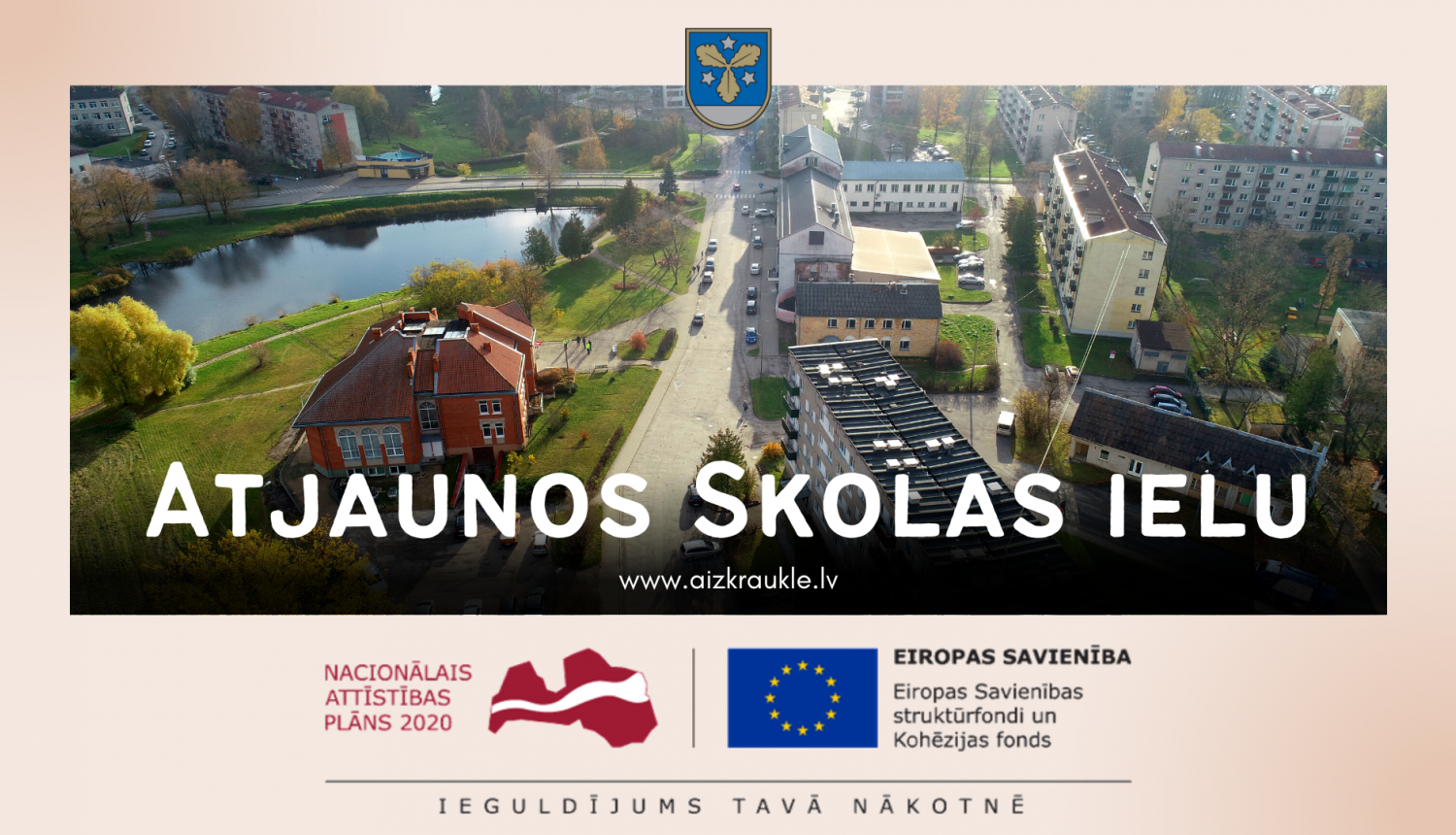 Aizkrauklē atjaunos Skolas ielu