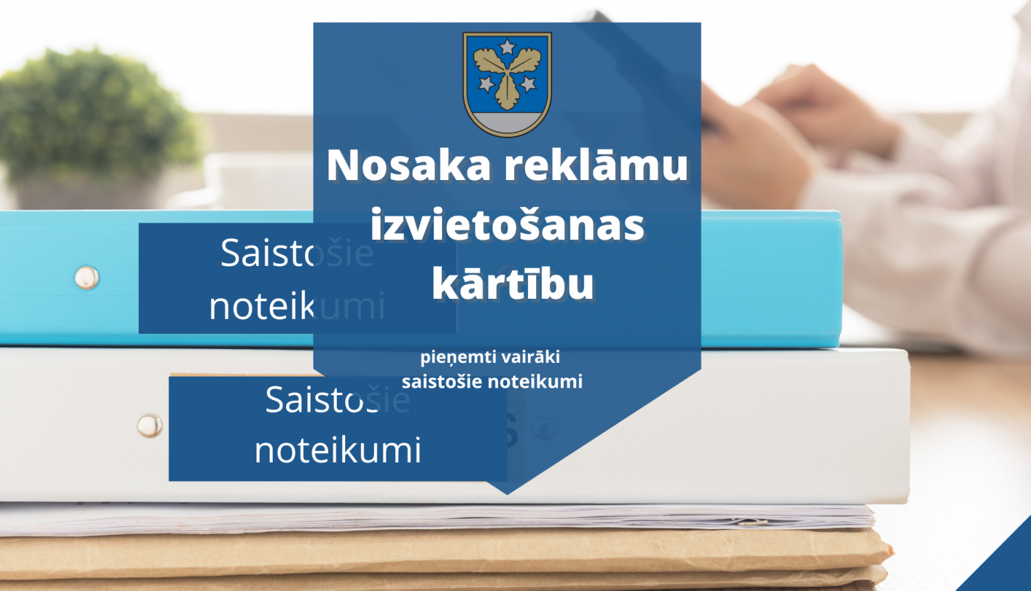 Apstiprināti saistošie noteikumi